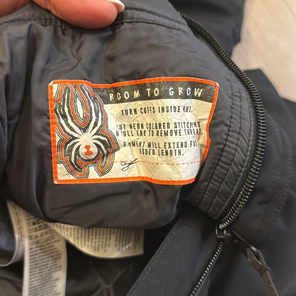 Spyder Boys Ski Challenger Jacket & Ski Bib Pants Red Black Snow Winter Set 3T - Picture 9 of 14